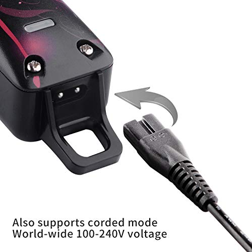 Pro Cordless Rechargeable Hair Clippers for men Kids Baby BESTBOMG Professional Hair Beard trimmers Hair Cutting Kits with Precision Blades Heavy Duty Motor 2000mAh Lithium Battery - Thumbnail 5