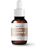 Versatile High-Potency 10% Argireline Peptide: Only Needs 3 Drops for Intensive Wrinkle Care, Tightened Pores, and Enhanced Skin Elasticity in Any Routine Acetyl Hexapeptide-8 Concentrate 30ml 1Fl Oz
