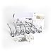 WEBI Coat Hooks,6 Hooks for Hanging,Heavy Duty Hat Hooks Wall Towel Hooks for Closet,Mudroom,Backpack,Chrome