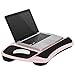 LapGear Laptop Lap Desk with Left & Right Mouse Pads - Rose Quartz (Fits up to 15.6