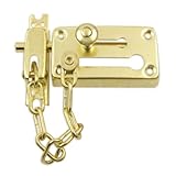 Heavy-Duty Combination Door Chain & Dead Bolt Lock Set