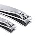 Nail Cutter, ESARORA Sharpest Stainless Steel Fingernail & Toenail Clippers Set - Quality Nail Clippers - Perfect Nail Cutter for Men & Women - Great Gift