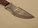 Nescole Custom Handmade Damascus Steel ''Emperors'' Tracker Knife with Leather Sheath