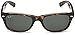 Ray Ban Wayfarer RB2132 902/58 Tortoise/Crystal Green Polarized 52mm Sunglasses, Tortoise / Green Polarized, 52 mm