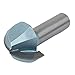 uxcell 1/2 Inch x 1-1/4 Inch Carpenter Double Flute Round Nose Cove Box Router Bit Cutting Tool