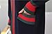D.B.M Women's Casual Loose Contrast Stripe Long Sleeve Pocket Knit Cardigan (One Size, Navy)