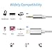 Aux Cable for Car, Bebetter Aux Cord Compatible with Phone 6/7/8/X/Xs/Xr/iPad/iPod 3.3ft 3.5mm Male Audio Adapter for Car Home Stereo &Headphone [Nylon Braided] - Silver