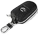 car Key Chain Keychain,Genuine Leather Car Smart Key caseKey Chain Keychain Holder Metal Hook and Keyring Zipper Bag for Remote Key Fob (Lexus)