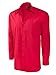 Men's Dress Shirt, Tie & Hanky Set-Red 2XL (18-18.5) Neck 34/35 Sleeve