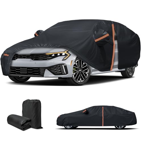 Car Cover for Hyundai Sonata, Toyota Camry, Kia K5, All Weather… at Amazon