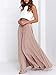 Kissky Women's Plain Formal Pleated Maxi Skirt