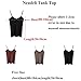 Women’s Slimming Camis Fitted Elasticity V Neck Tank Top with Spaghetti Straps 2-PACK