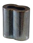 Loos Cableware SL2-3P 50 Piece Zinc Plated Copper Crimping Sleeve Set for 3/32" Diameter Wire Rope