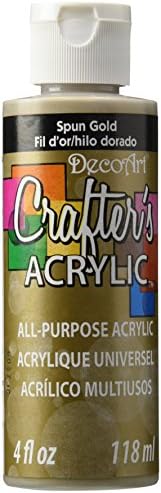 DecoArtCrafter's Acrylic Paint, 4-Ounce, Spun Gold