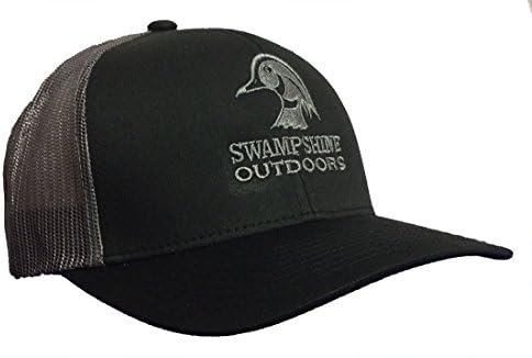 Swampshine Wood Duck Hat-Black with Grey Embroidery