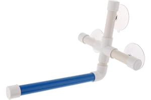 Portable Bird Perches W/Suction Cup Shower Stand for Parrot Macaw Cockatoo