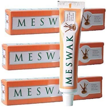 Suncall Ayurvedic Meswak Toothpaste, Paste, 3 x 100 G, Flavourless, Unisex Kids, Natural, Toothpaste