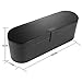 Dyson Supersonic Hair Dryer Case, Portable Magnetic Flip PU Leather Moistureproof Anti-scratch Dustproof Organizer Travel Gift Case for Dyson Supersonic Hair Dryer (black)