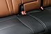 EDEALYN 1 Pack Scalable (124-140cm) Back Seat Cover Car Seat Cover Seat Protector Rear Seat Bottom Cover Fits 90% of car - for Seat Bottom Only (Black - Rear seat)
