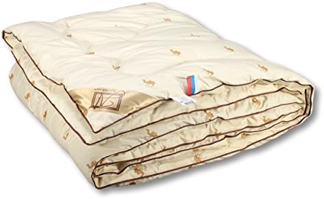 Smart And Cozy Sahara 100% Organic Camel Wool Classic Comforter with Natural Camel Wool Filler (Queen/King 79''x87'')