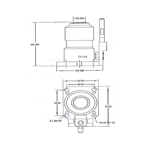 Automatic Tool Sensor Machine Accessories CS-90K CNC Automatic Tool Touch Sensor Setting Gauge with Stroke 5mm (NO Dia.20mm Height 90mm)