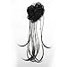 Merrylight Scrunchie Hair Extension Ponytail Synthetic Messy Bun Hair Piece (Black-1)