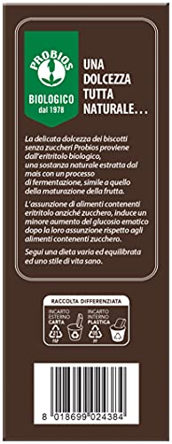 Probios Frollini Cacao e Nocciole Bio - Senza Zuccheri - Confezione da 6 x 200 g - immagine 4