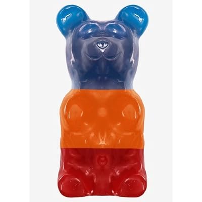 World's Largest GUMMY BEAR- Blue Raspberry/Orange/Cherry
