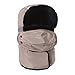 Mysuntown 2017 New Style Unisex Winter Trapper Trooper Hat with Windproof Mask