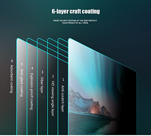 Beauenty 24 Inch 16:9 Aspect Ratio Computer Privacy Screen Filter for Widescreen Computer Monitor - Anti-Glare