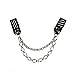 Hey Viv! Double Chain Sweater Guard Collar Clip - 1