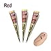 Temporary India Tattoo Paste Kit Body DIY Art Painting Henna Cone Drawing with Free Tattoo Stencil Templates Papper Set,3 pcs/lot Dark Red Tattoo Cream