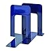 STEELMASTER Deluxe Steel 9 Inch Bookends, 1 Pair, Cobalt Blue (241009108)