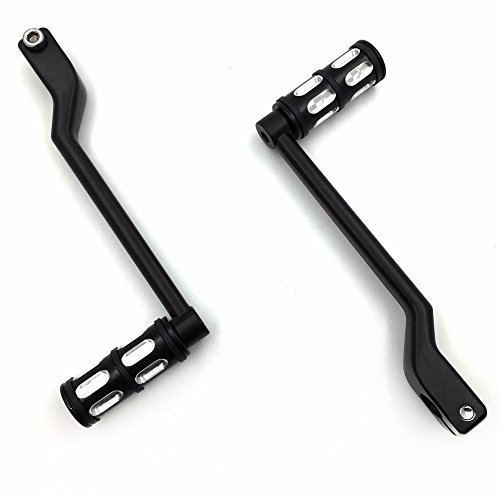 Style 011- Motorcycle Black Aluminum Heel Toe Shift Levers/Gear Shift Pedal Levers w/ Shifter Pegs For Harley Davidson Trike 2008 and later - Thumbnail 5