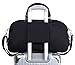 Ulgoo Travel Duffel Tote Bag Waterproof Weekend Overnight Gym Totes in Trolley Handle (Black)