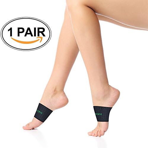 Arch Compression Sleeve For Teens Youth Men Women - Small Plantar Fasciitis Support - Flat Feet Elastic Copper Bandage Foot Brace For High Fallen Arches Heel Pain Running Children Kids Boys Girls. Gr
