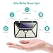 Solar Lights Outdoor,【2019 Newest 270º Four-Angle Lighting】98 LED Solar Motion Sensor Lights, 3 Modes Waterproof Solar Wall Lights Wireless Solar Security Lights for Deck, Fence, Garage, Yard(2 Pack)