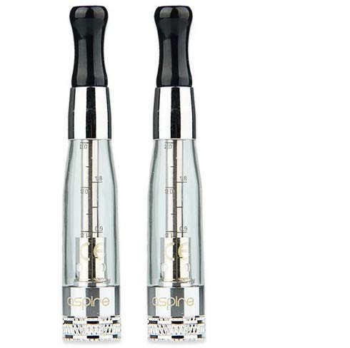 Aspire CE5 BVC Clearomizer x 2, No Nicotine. (Clear)