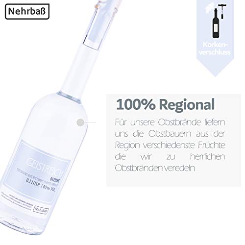 Nehrbaß - 2er Set Birnenbrand aus der Williams Christ Birne 0,7 Liter - Premium Edelbrand 40% Vol. - Birnen Obstbrand… – Bild 4