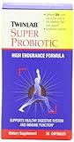 Twinlab Super Probiotic, High Endurance Formula, 30 Capsules