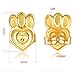 YAVIS [Update] Earring Backs Earring Lifters - 3 Pairs of Adjustable Hypoallergenic Earring Lifts for Women Ear Lobe Support Patches(18k Gold Plated, Silver Plated, Rose Gold Plated-Crown Style)