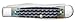 Case Burnt Indigo Trapper Pocket Knife