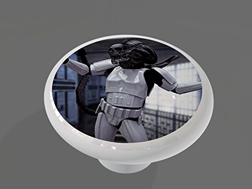 Alien Trooper High Gloss Ceramic Drawer Knob