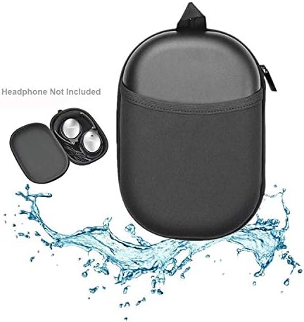 Headphone Case by YCBest for QuietComfort Bose QC 35 QC25 QC15 Carrying Travel Protective Hard Shell Noise Canceling Headphone Cover Storage Bag (Black)