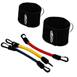 Aylio Ankle Straps with Resistance Bands (Low, Medium, Heavy)