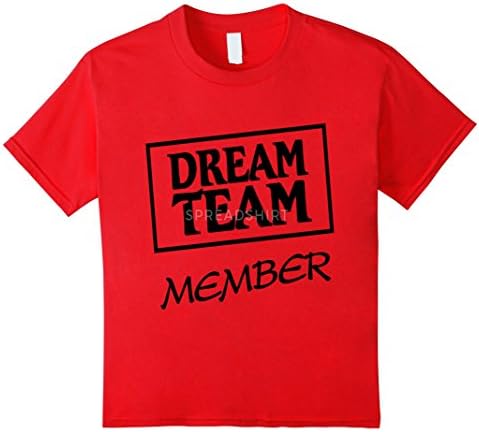 Kids Dream Group Members Tshirt Pride Teambuilding Tee 10 Red