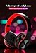 Premium Rechargeable Wireless Headphones Bluetooth Over Ear Headphones Foldable Headset with Mic (Black+red Inside-M2)thumb 1
