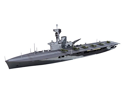 Aoshima 1/700 Waterline Series No. 716 British Navy Aircraft Carrier HMS Hermes Indian Ocean Ceylon Offshore Battle