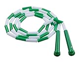 Champion Sports Plastic Segmented Jump Rope - 6 Feet (Green and White)