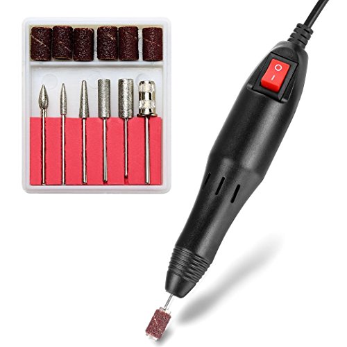 Professional Electric Nail Drill File Machine, Acrylic Electric Manicure Pedicure Tool Sets, Home US Plug